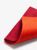 Habico felt fabric squares red 6x6 inches - British product