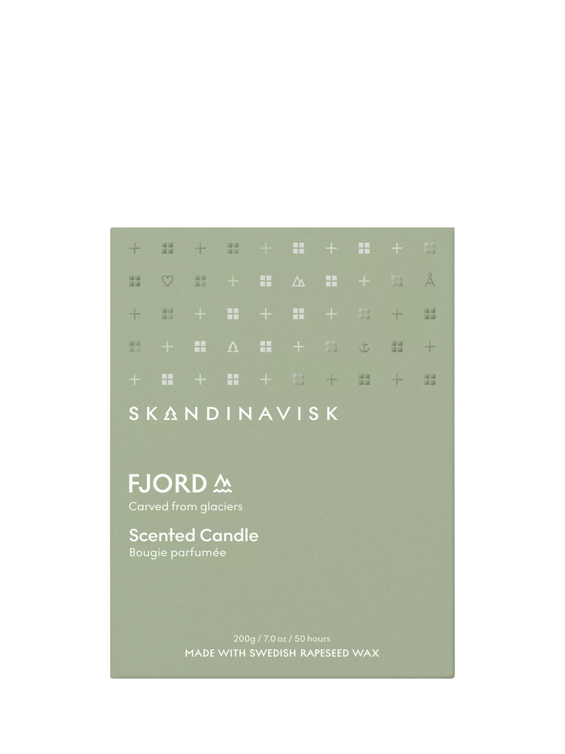 SKANDINAVISK Fjord scented candle 200g, imported from the UK