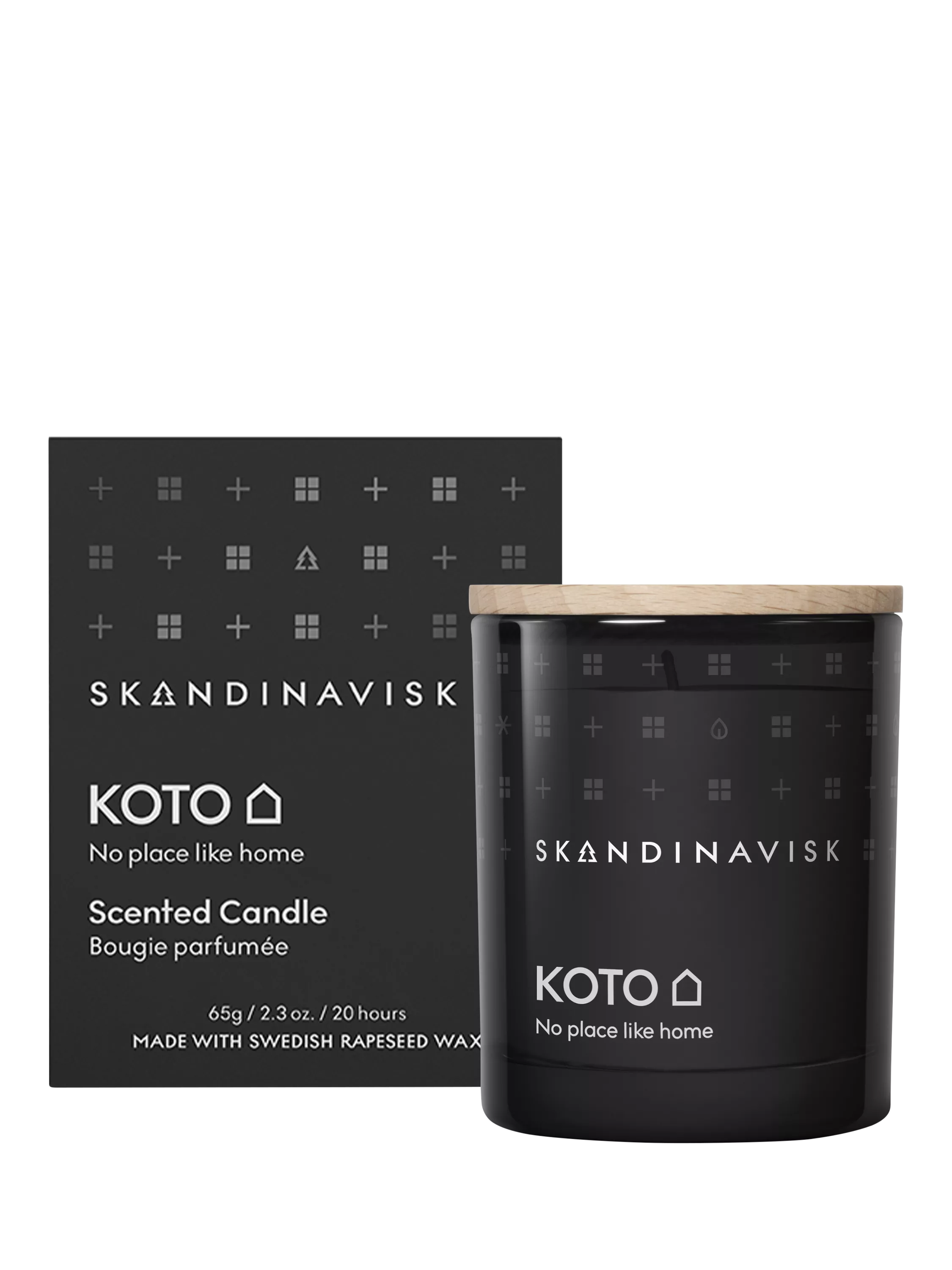 Skandinavisk Koto Duftkerze mit Vanille- und Orangennote 65g (britische Marke)