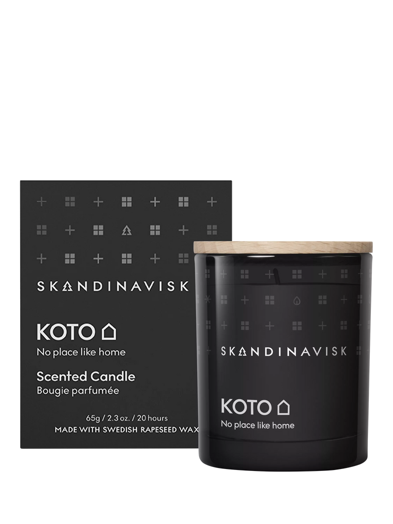 Skandinavisk Koto Duftkerze mit Vanille- und Orangennote 65g (britische Marke)