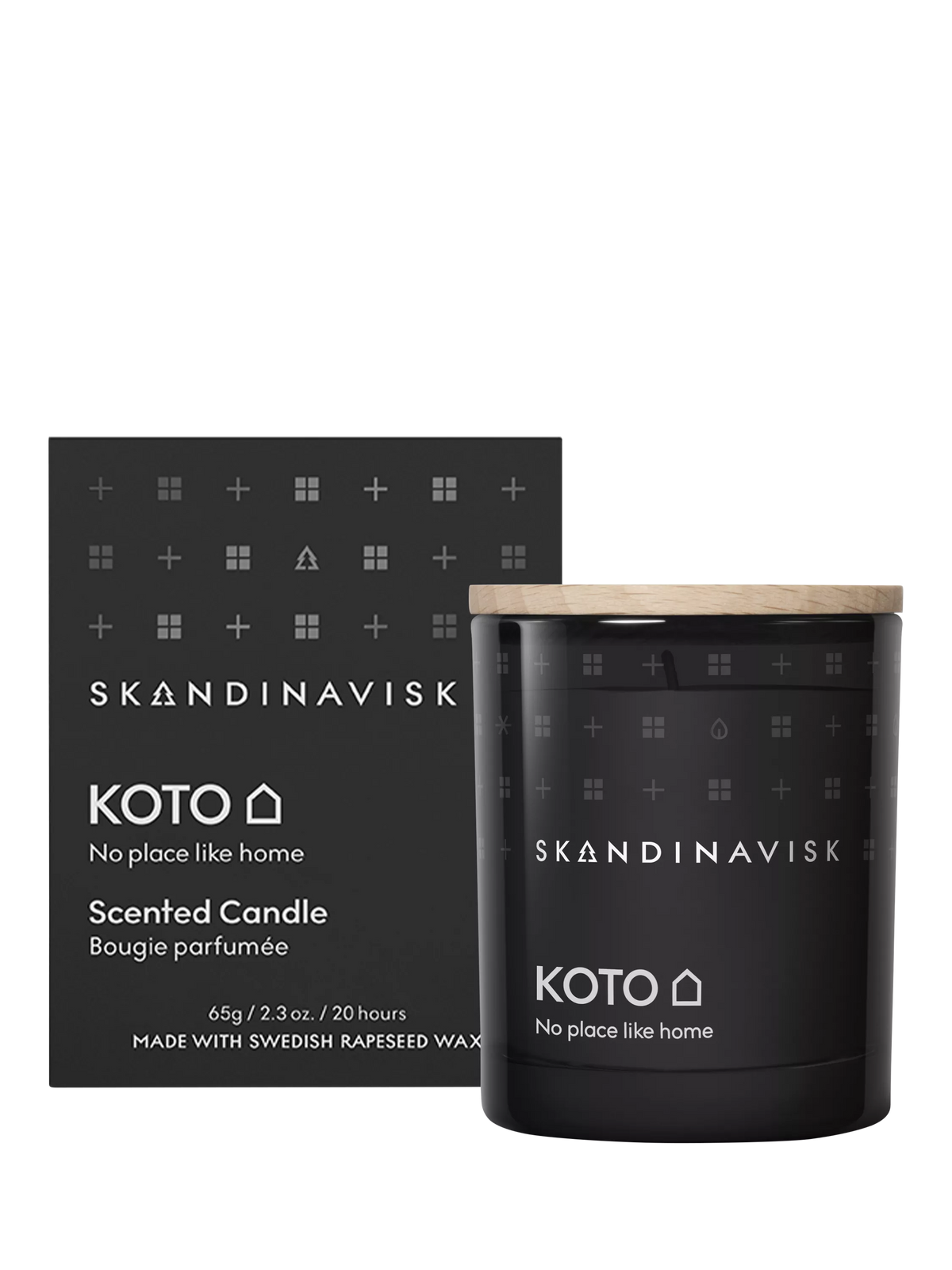 Skandinavisk Koto Duftkerze mit Vanille- und Orangennote 65g (britische Marke)