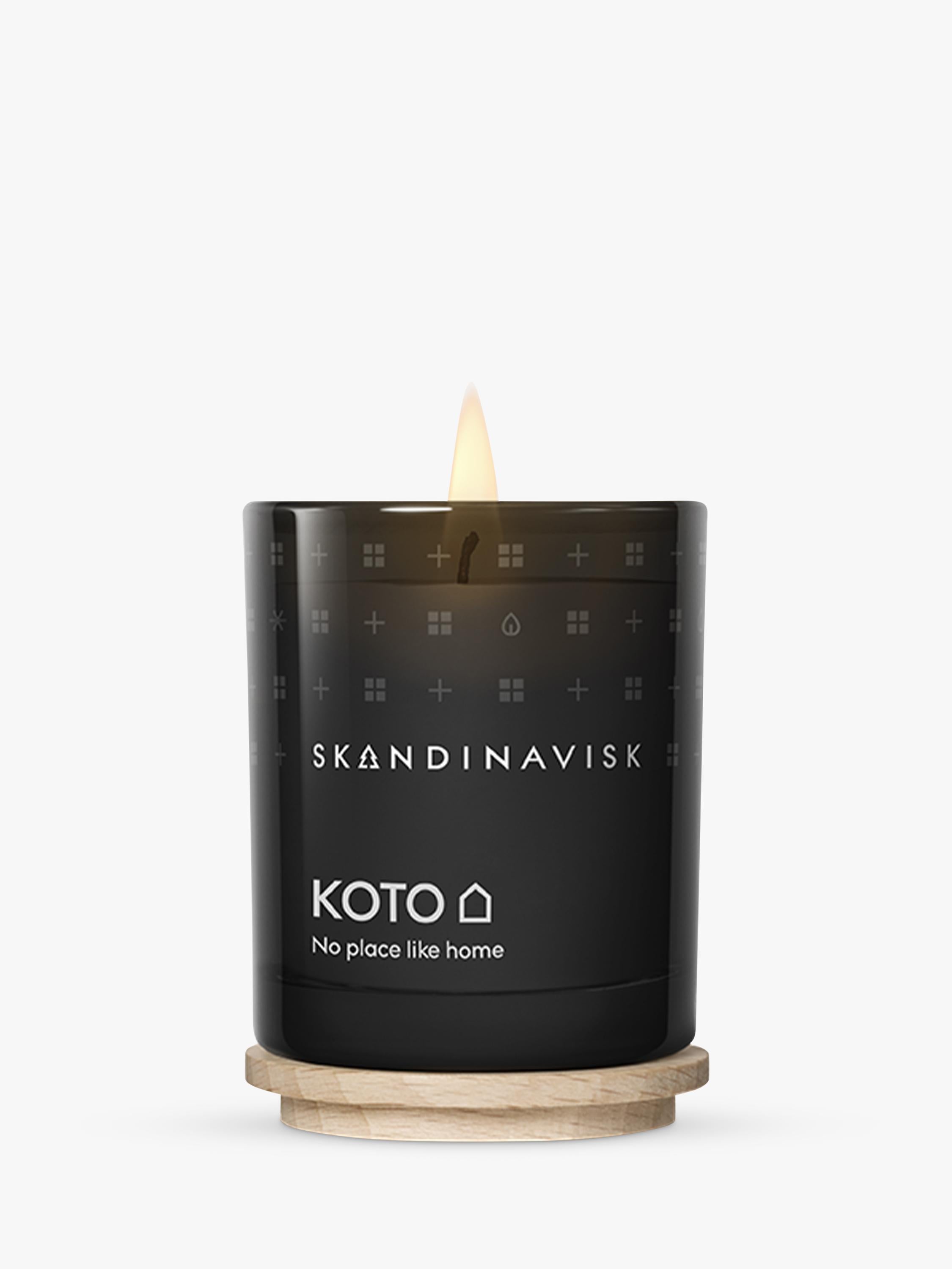 Skandinavisk Koto Duftkerze mit Vanille- und Orangennote 65g (britische Marke)