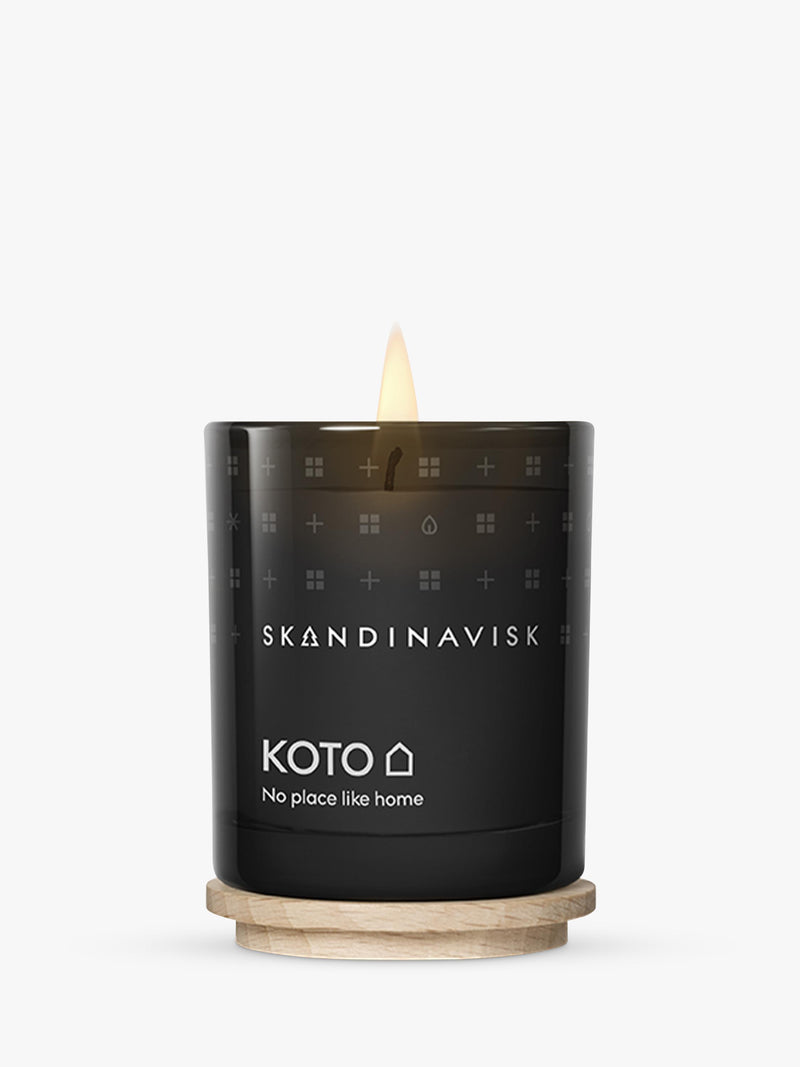 Skandinavisk Koto Duftkerze mit Vanille- und Orangennote 65g (britische Marke)