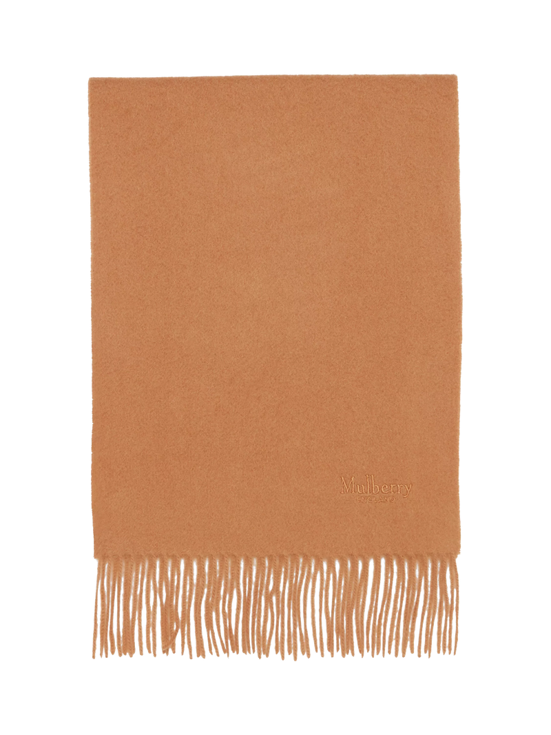 Mulberry Fringed Cashmere Scarf 200 x 30cm