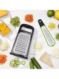 OXO box grater with slicer and zester, imported from the UK