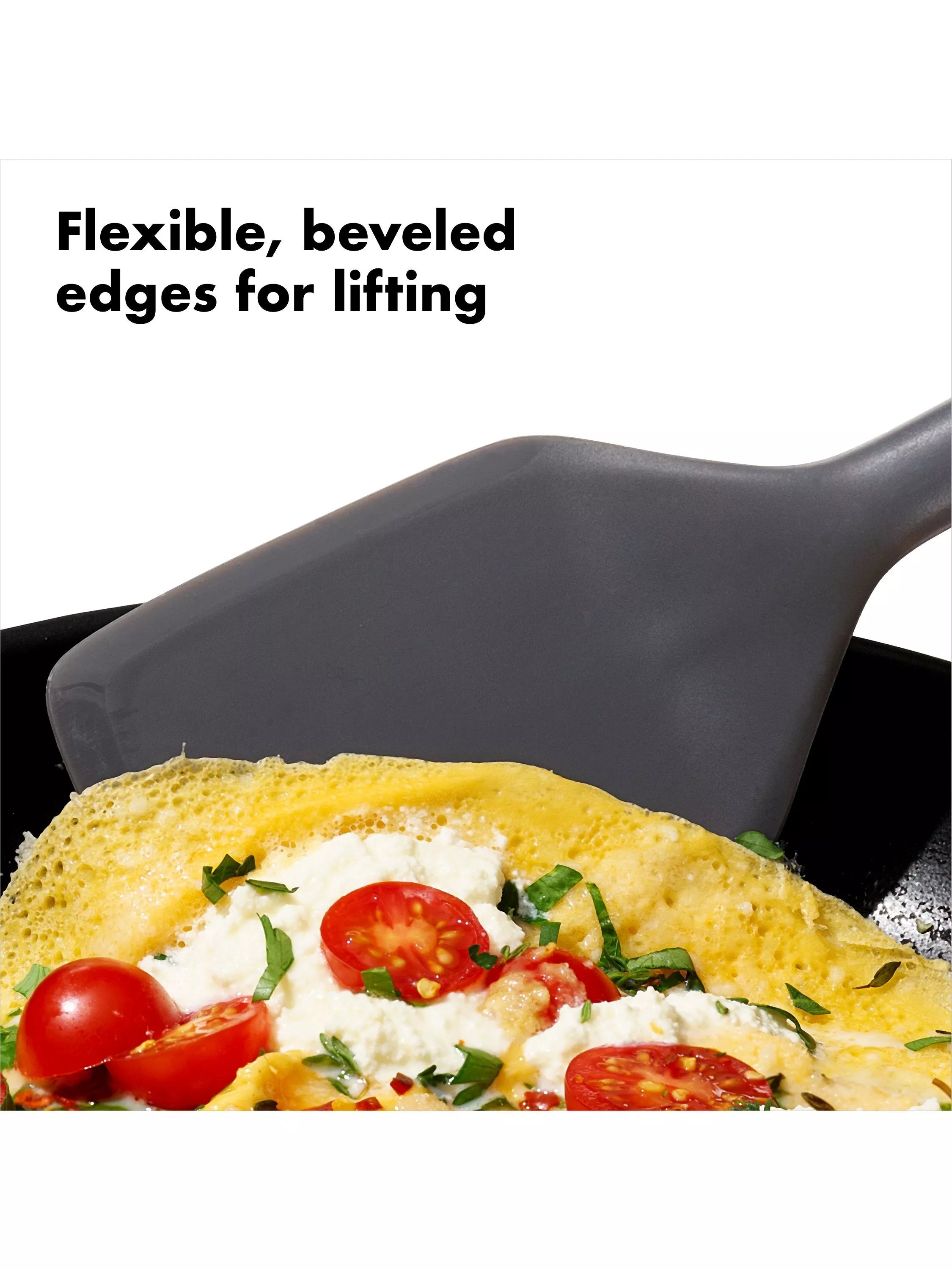 OXO silicone turner small flexible, imported from the UK