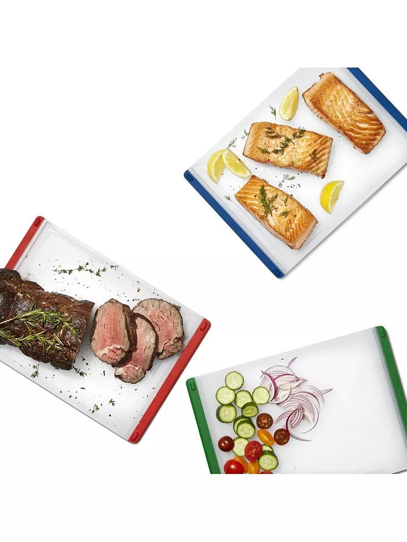 OXO Good Grips 3-piece cutting board set, imported from the UK