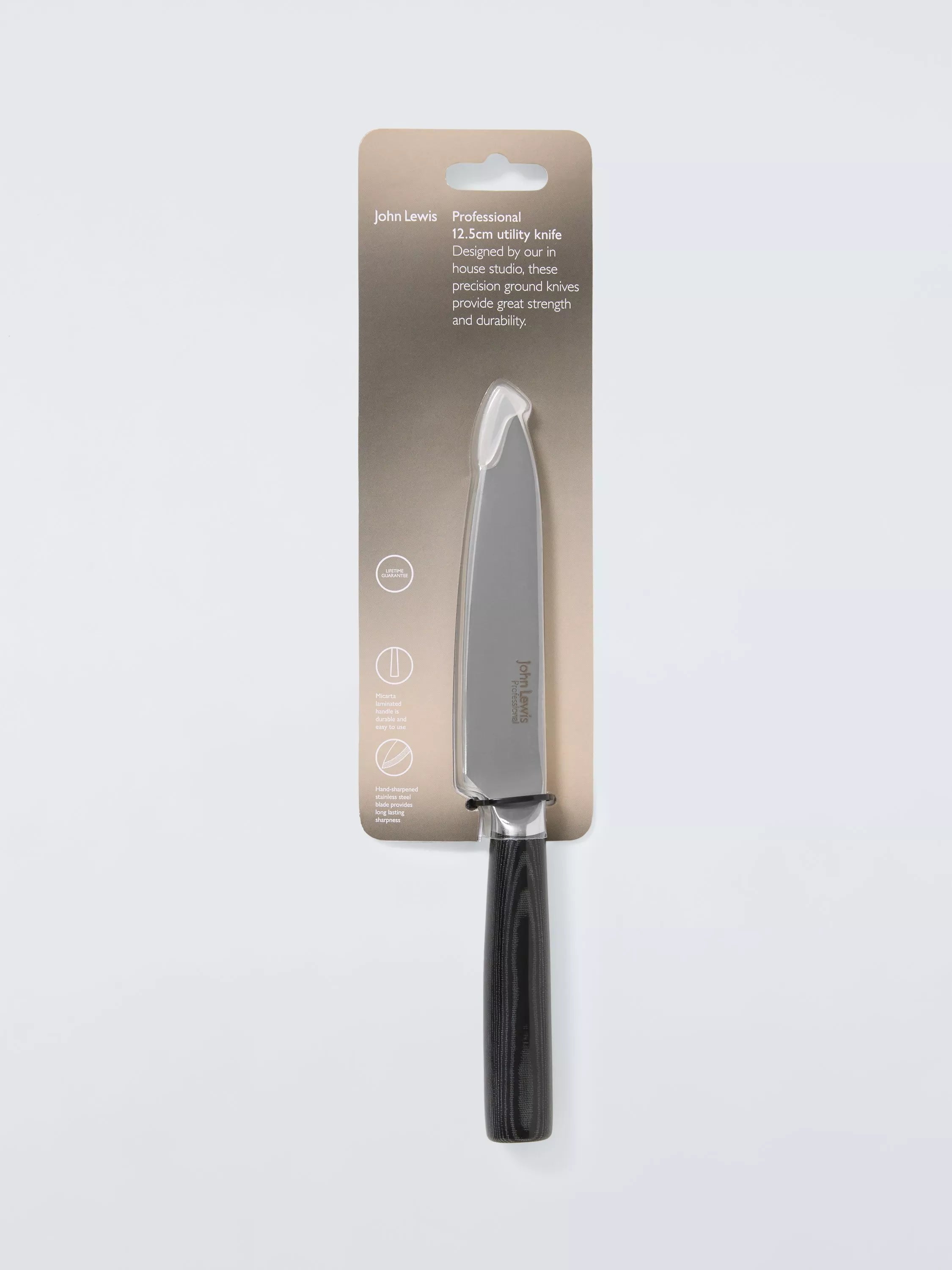 John Lewis utility knife 12.5cm stainless steel blade (British brand)