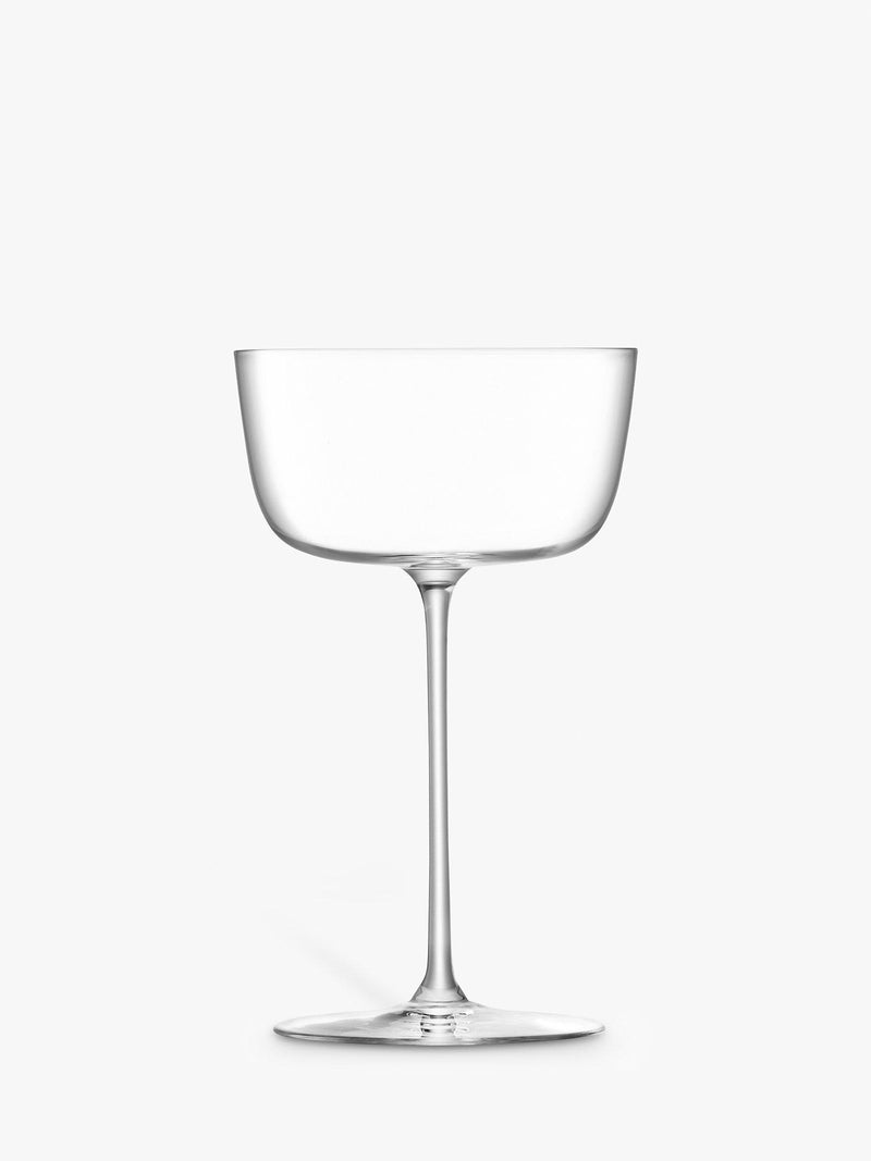 LSA International champagne saucers set of 4 240ml - British product