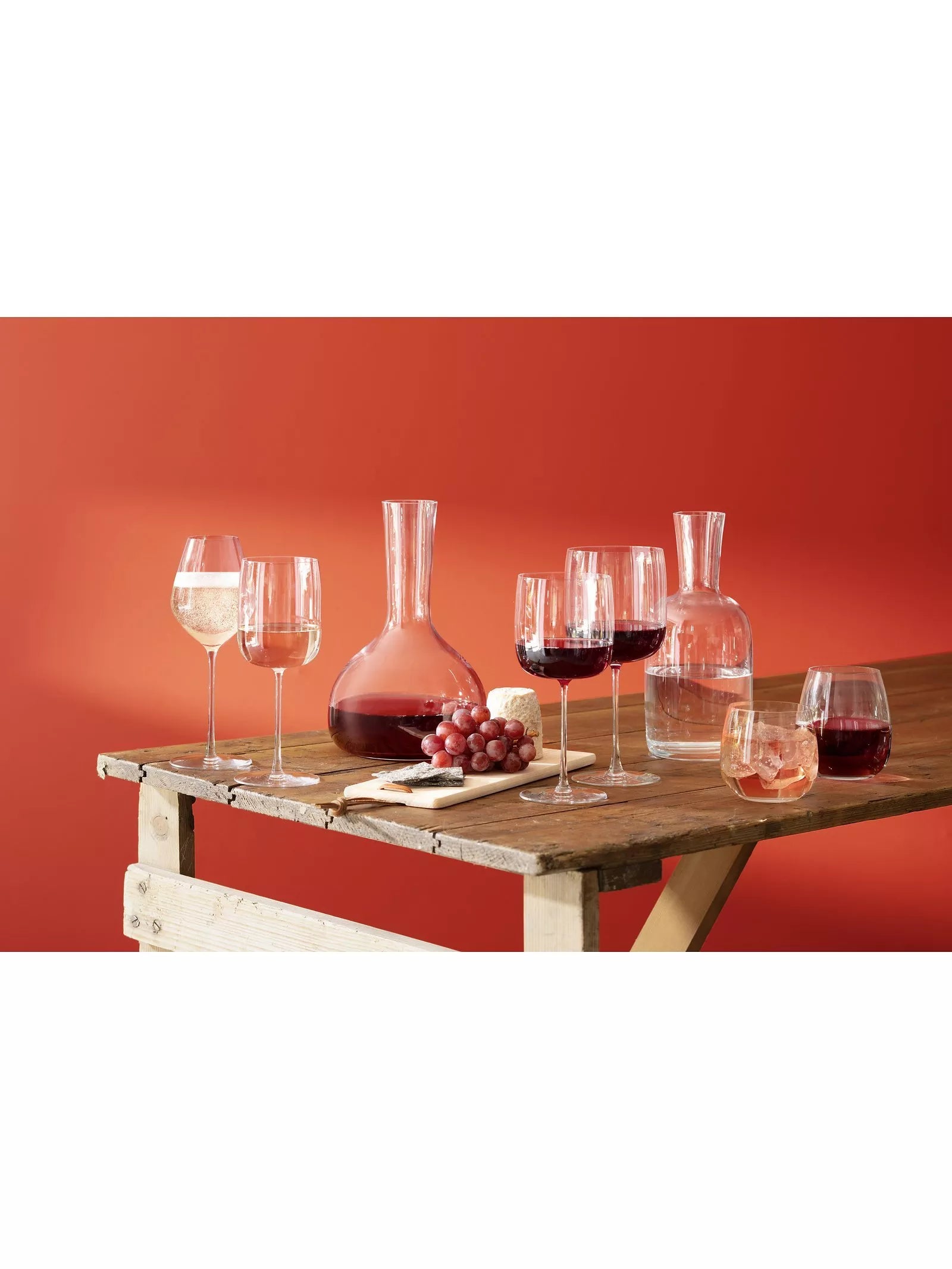 LSA International Borough Clear Champagne Glasses Set of 4 285ml, UK version