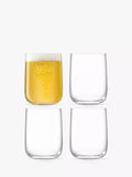 LSA International Borough bar glasses 625ml set of 4 - British product