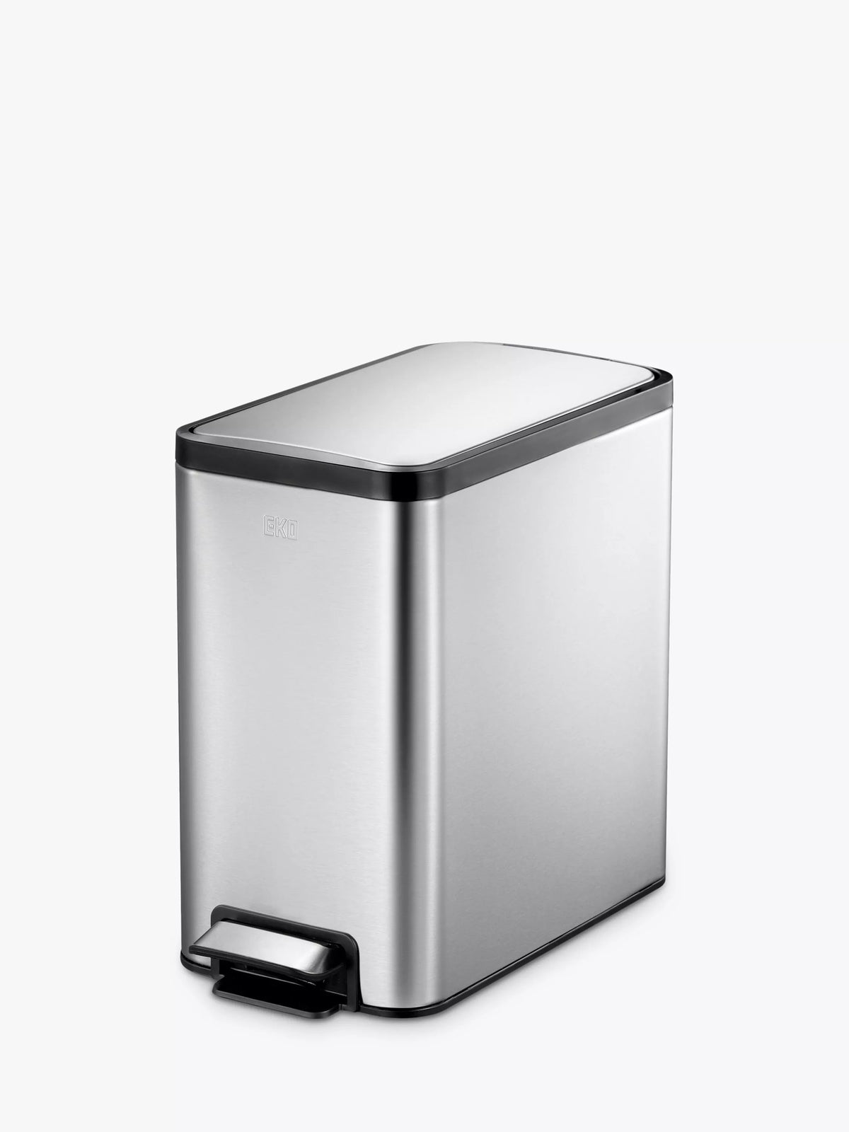 EKO Ecoslim stainless steel pedal bin 8L - British product