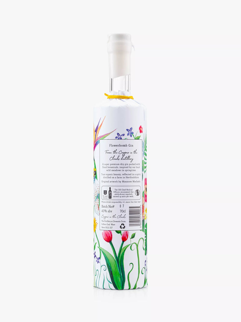 Copper in the Clouds Flowerbomb Gin 70cl - British product