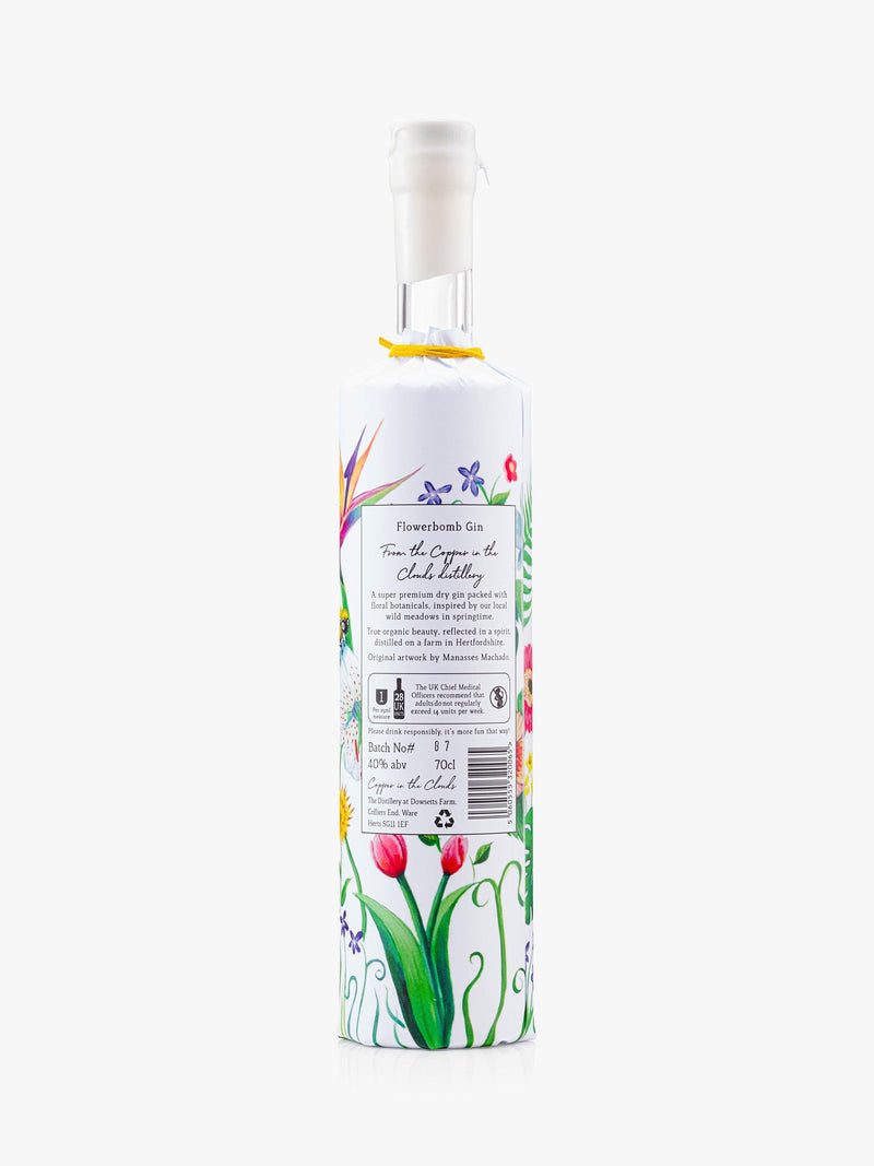 Copper in the Clouds Flowerbomb Gin 70cl - British product