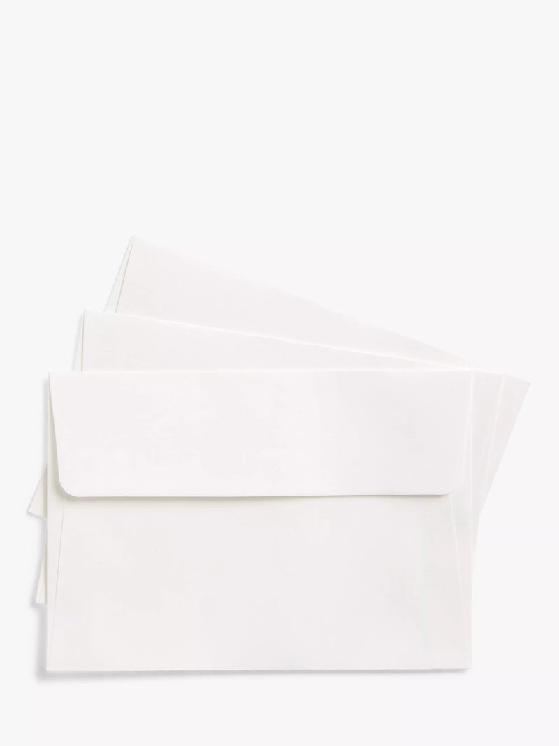 John Lewis C6 laid ivory envelopes, pack of 20, UK version
