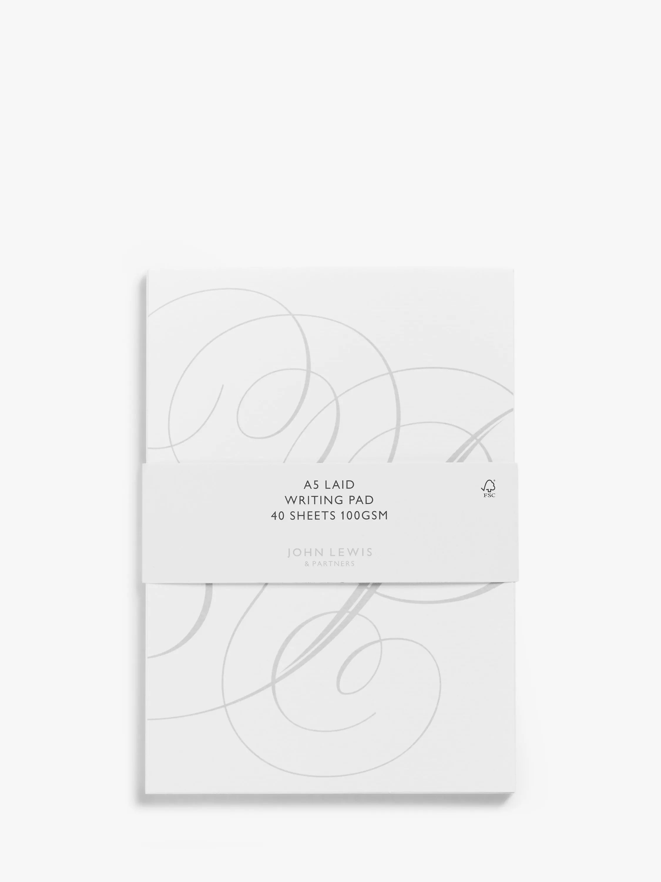 John Lewis A5 laid writing pad, UK version