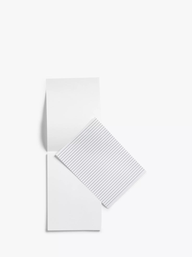 John Lewis A4 laid writing pad 40 page white (British brand)