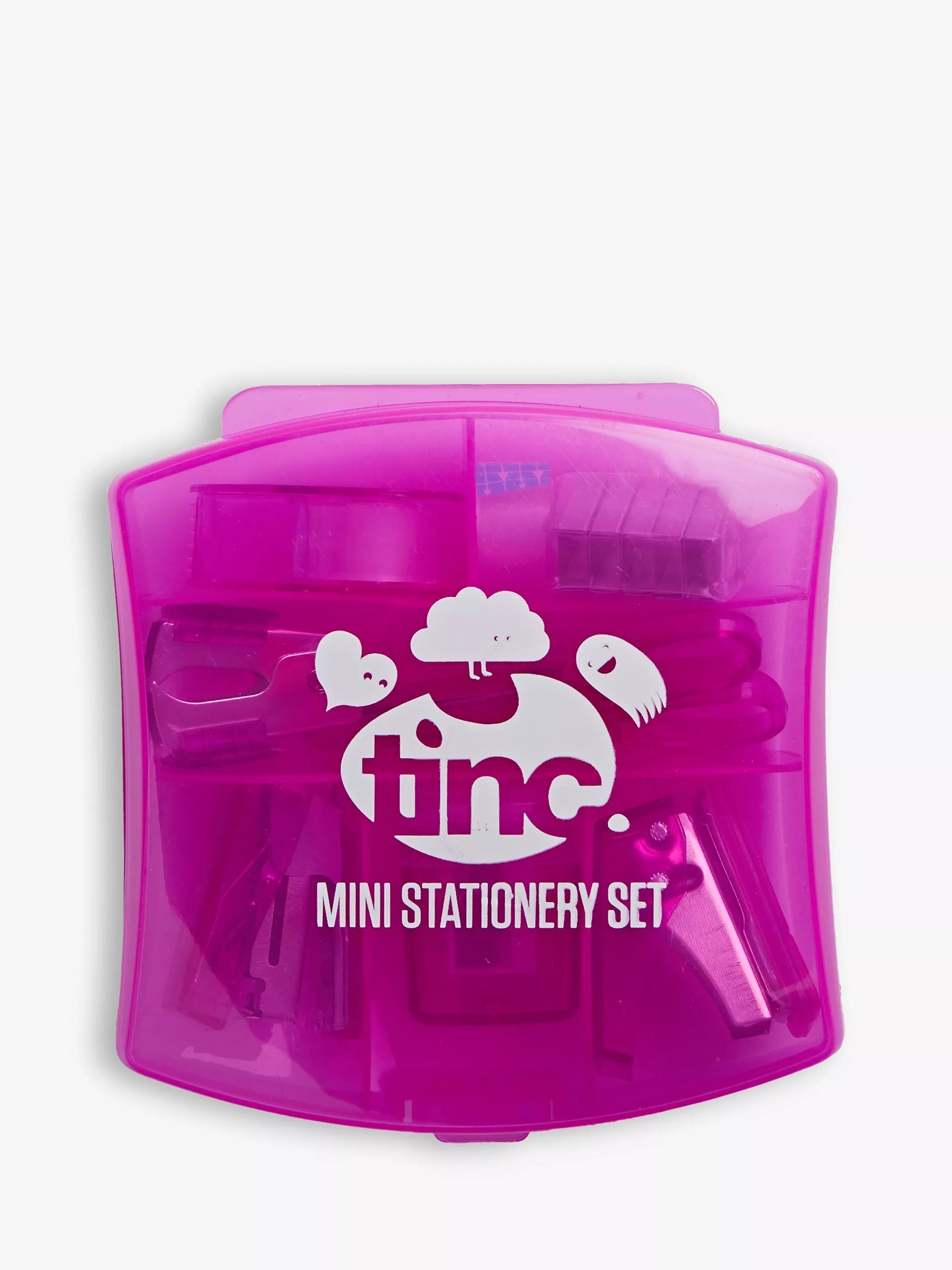 Tinc mini desk stationery set in pink box (British brand)