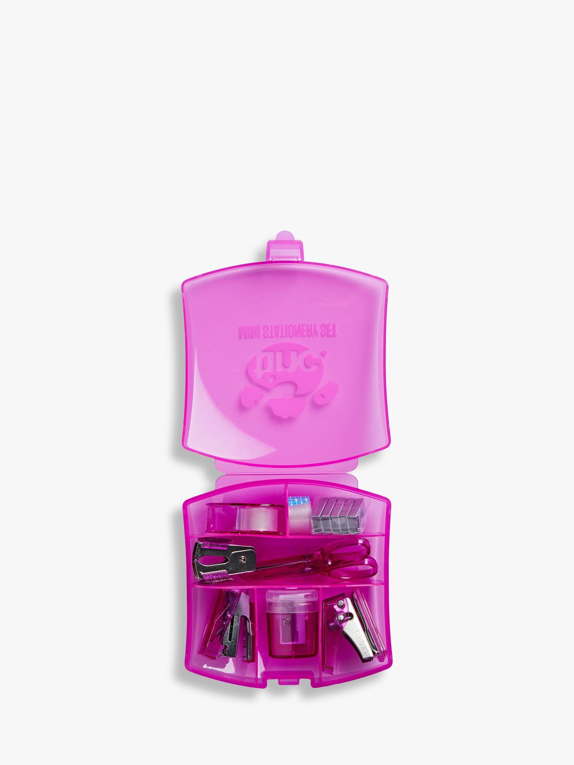Tinc mini desk stationery set in pink box (British brand)