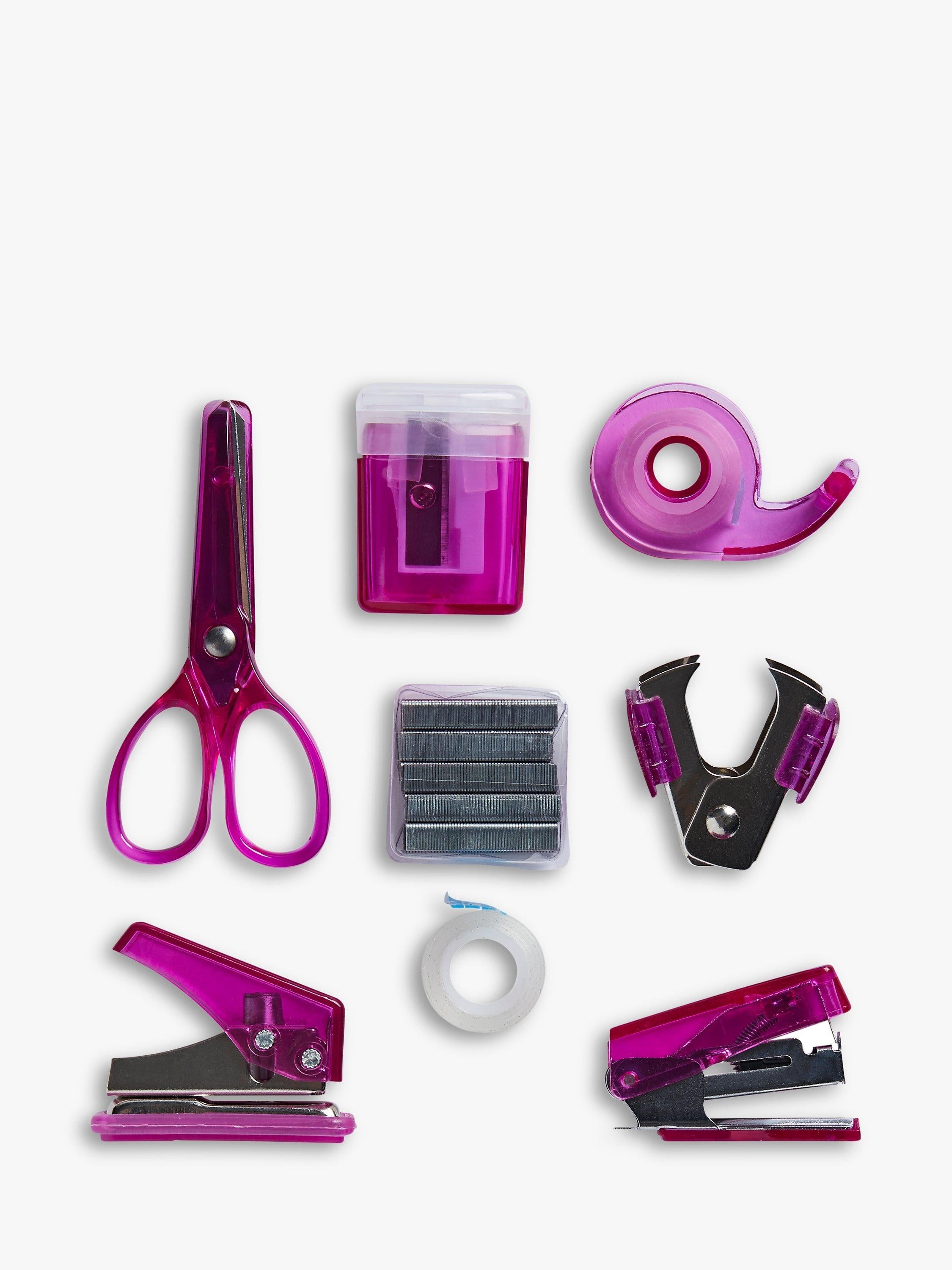 Tinc mini desk stationery set in pink box (British brand)