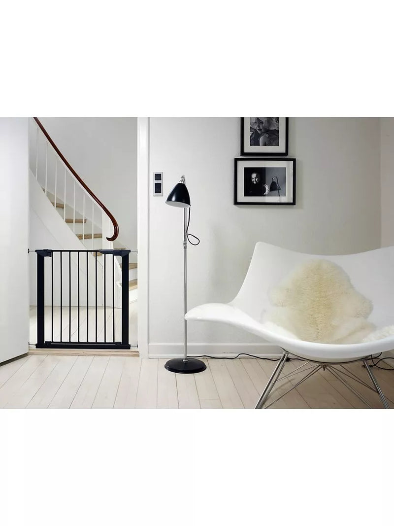 BabyDan Premier True Pressure Gate Including Extensions, Black - British product
