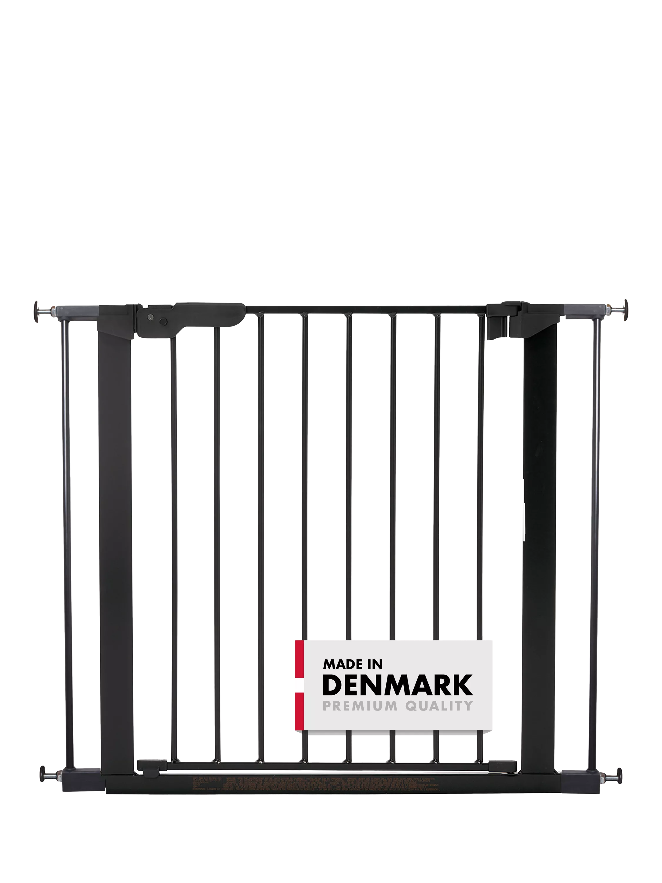 BabyDan Premier True Pressure Gate Including Extensions, Black - British product