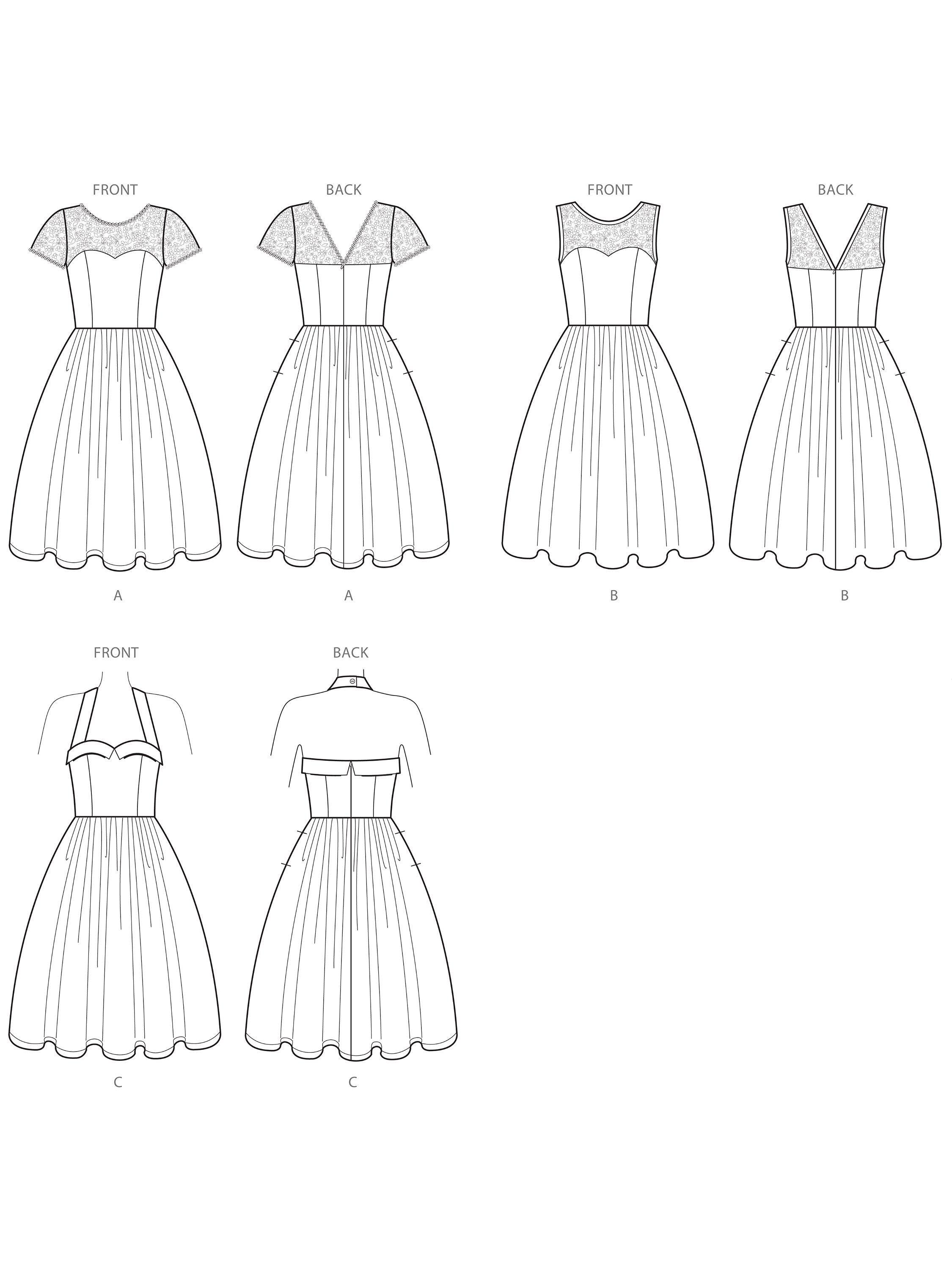 Simplicity sewing pattern 8979 women's costume dresses, imported from the UK
