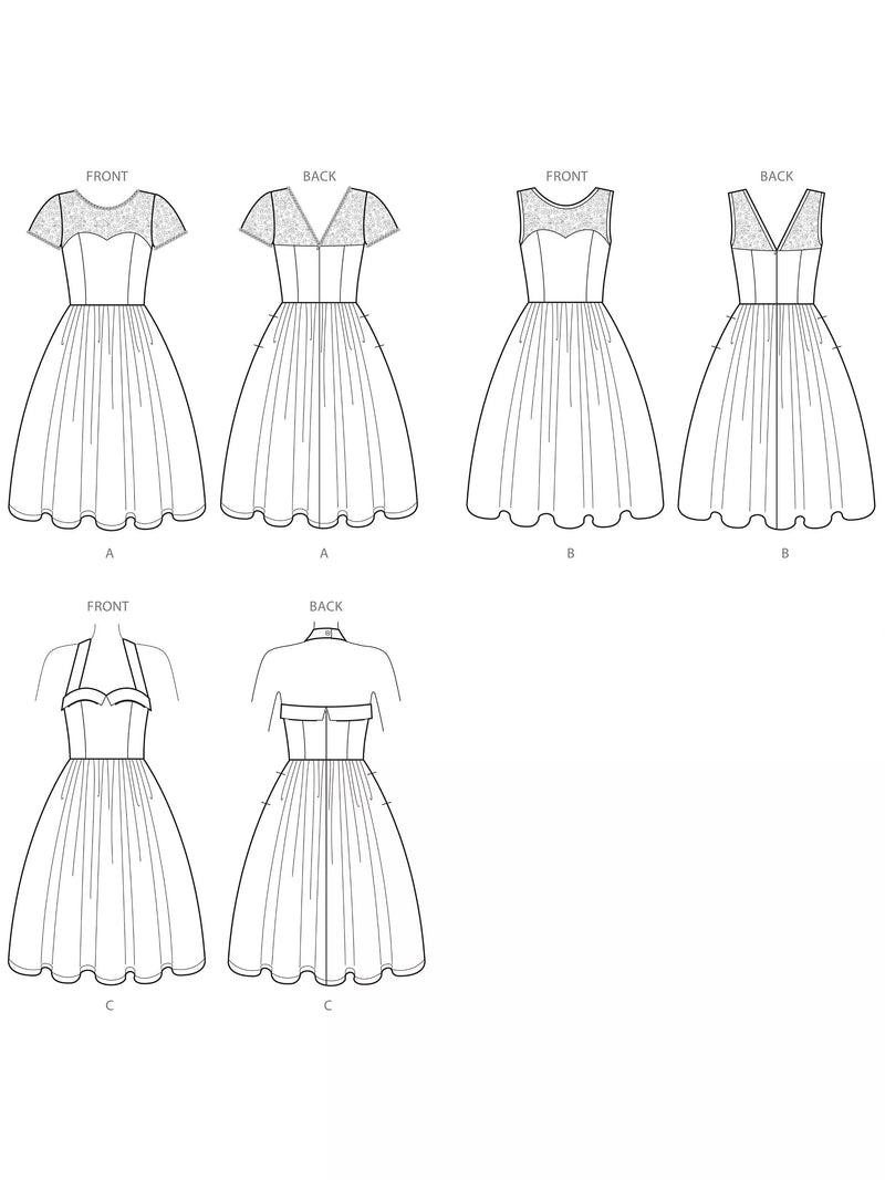 Simplicity sewing pattern 8979 women's costume dresses, imported from the UK