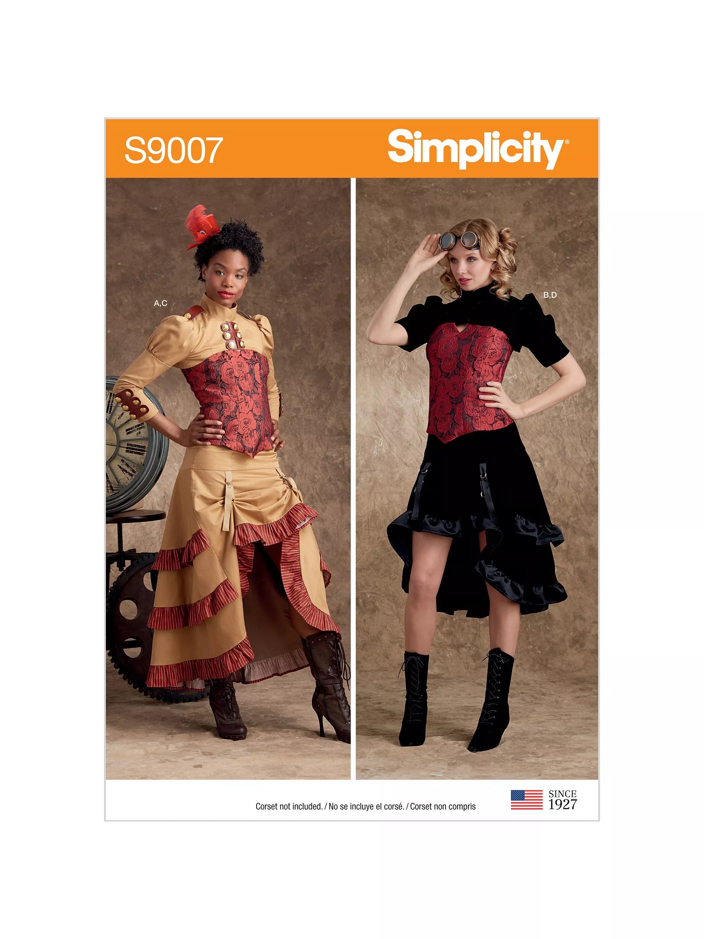 Simplicity Misses' Themed Costume Sewing Pattern 9007
