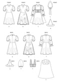 Simplicity sewing pattern Misses Themed Costume 9006, imported from the UK