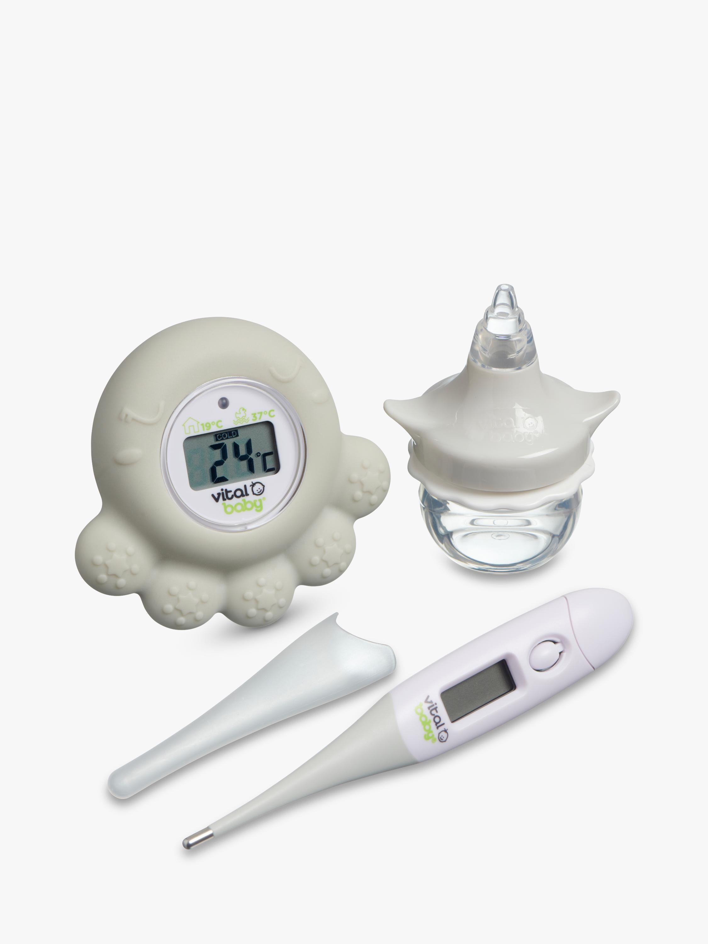 Vital Baby healthcare kit with nasal decongester and thermometer (British brand)