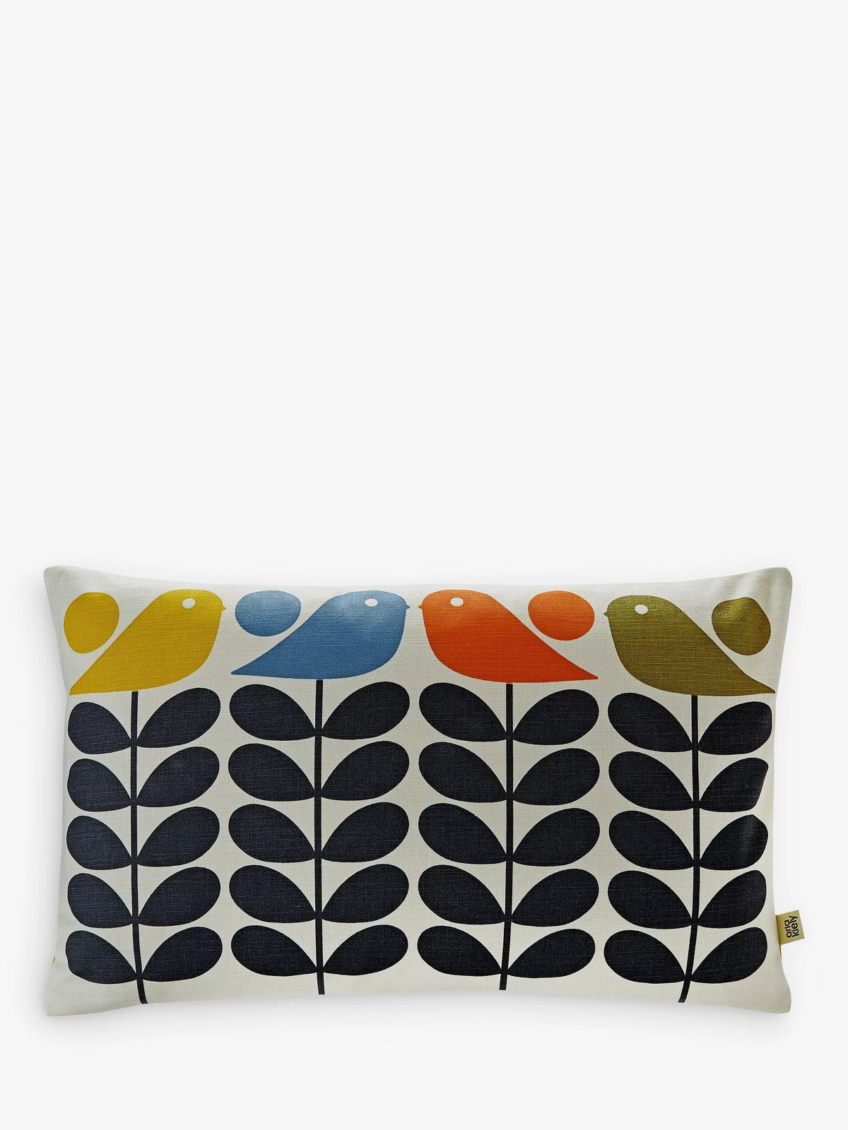Orla Kiely Early Bird rectangular cushion 30x50cm (British brand)