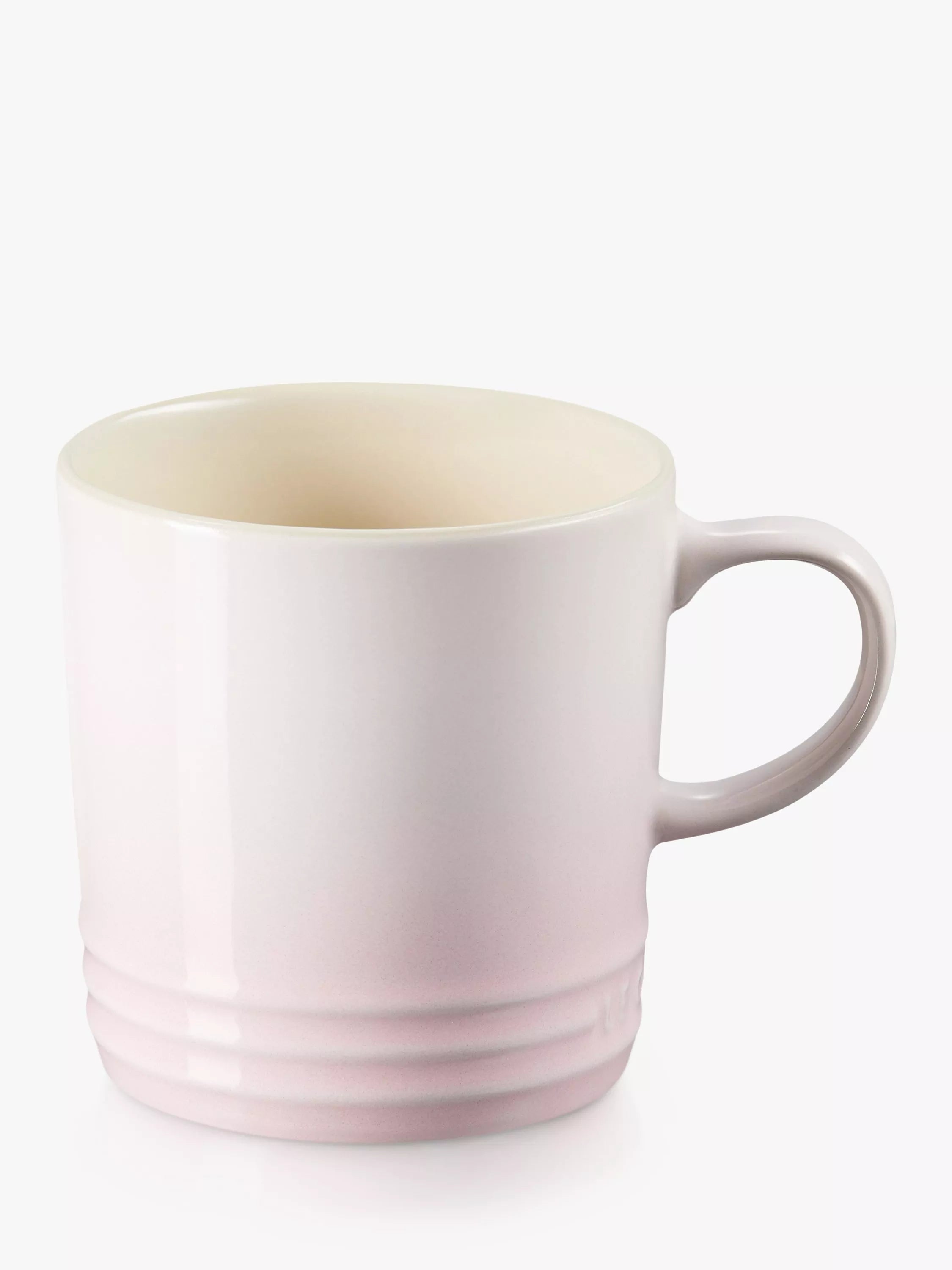 Le Creuset Stoneware Mug, 350ml, Shell Pink