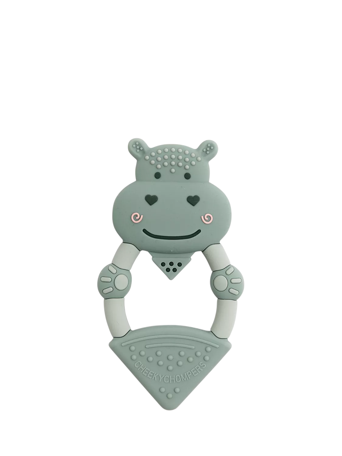 Cheeky Chompers Animal Teether Chewy the Hippo - British product