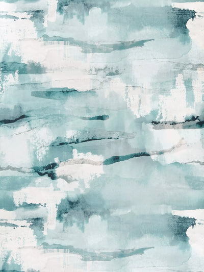 John Lewis John Lewis Shiomi Wallpaper, Teal