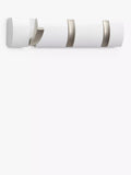 Umbra flip hook white gloss 30.5cm - British product