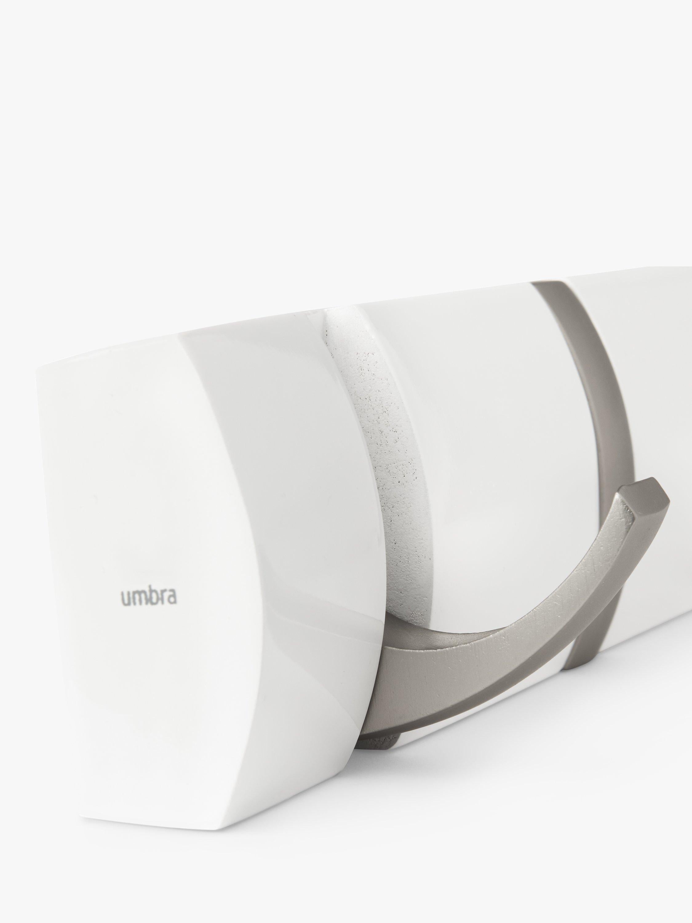 Umbra flip hook white gloss 30.5cm - British product