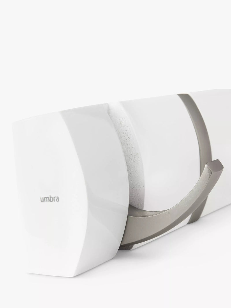 Umbra flip hook white gloss 30.5cm - British product