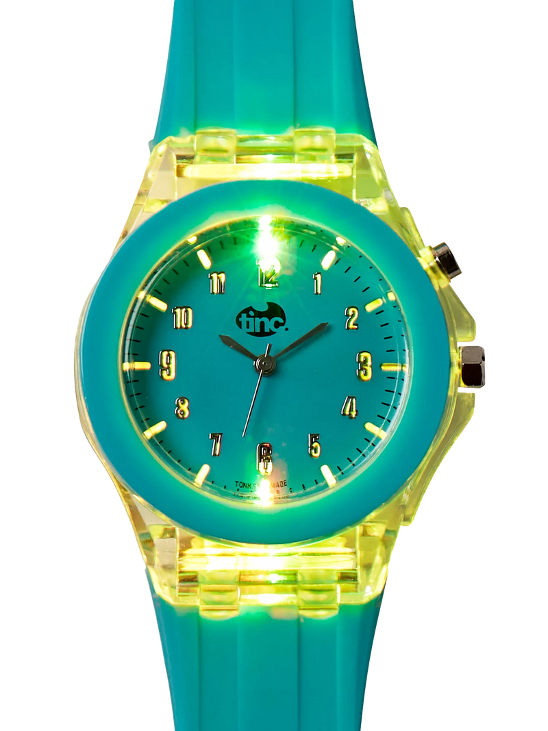 Tinc kids disco light-up watch blue (British brand)