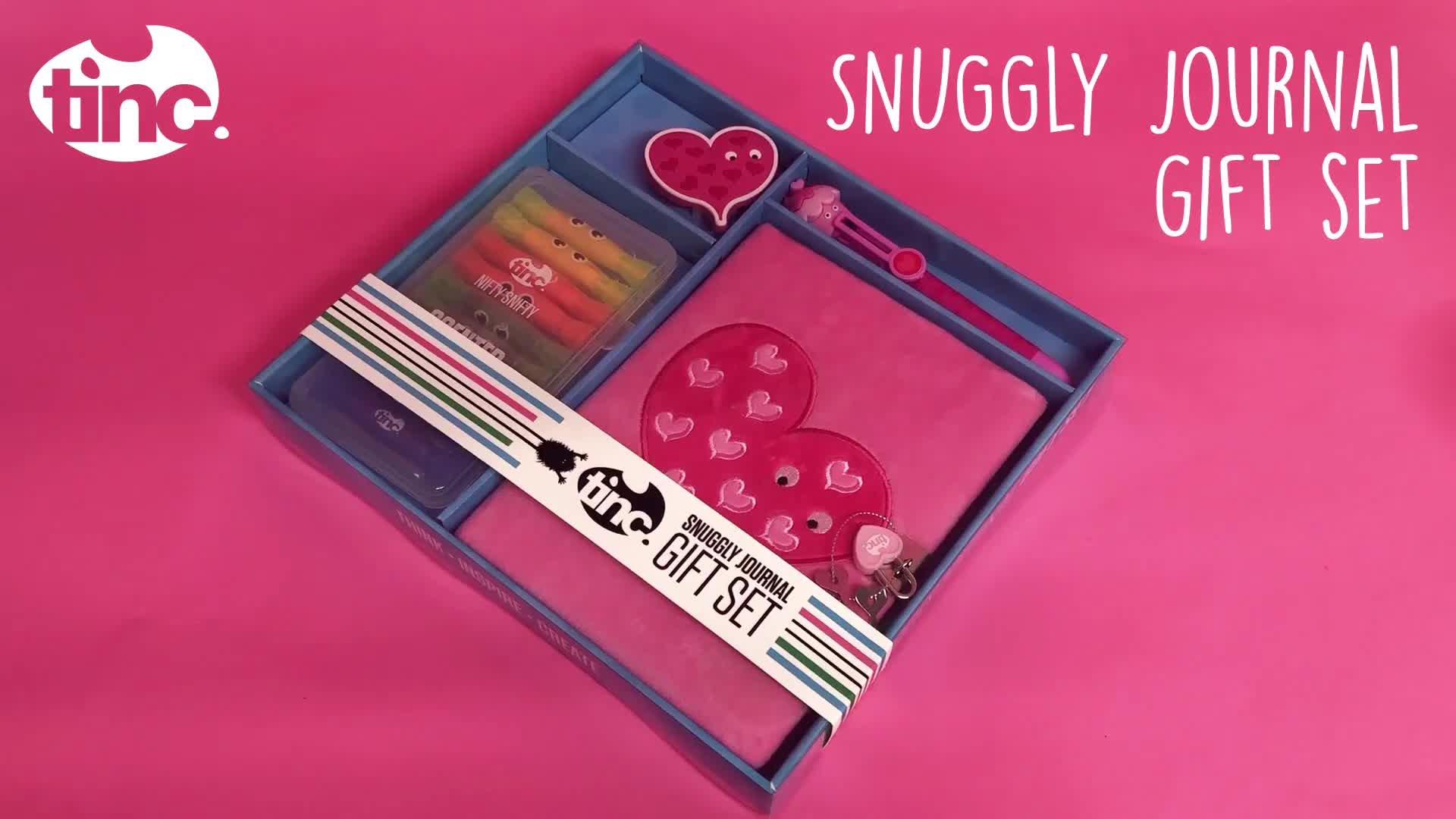 Tinc Snuggly Journal Set Pink (British brand)