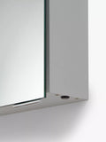 John Lewis Ariel single mirrored illuminated bathroom cabinet H72xW50xD17.5cm, UK version