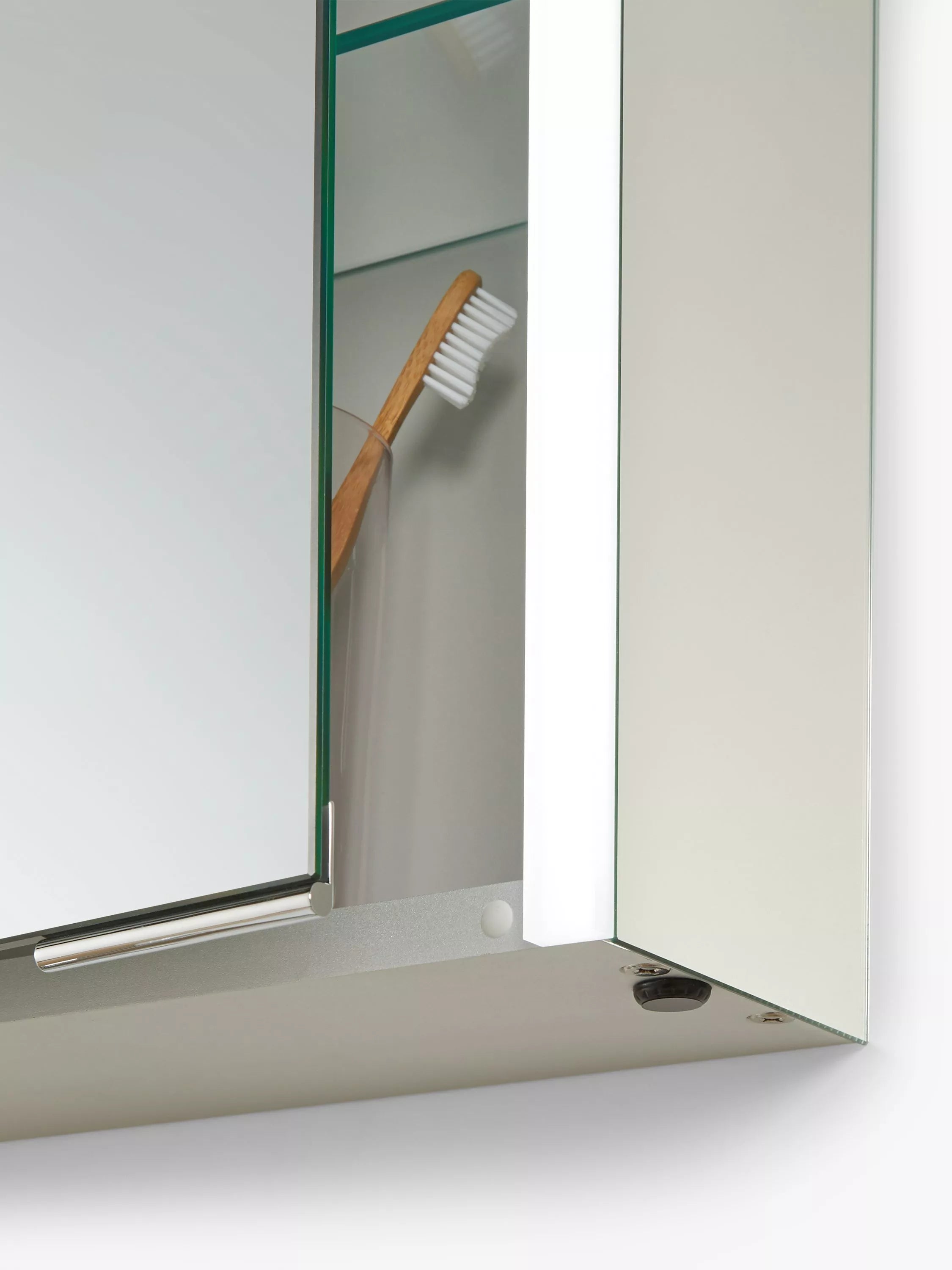 John Lewis mirrored illuminated bathroom cabinet H70xW50xD13cm - British product
