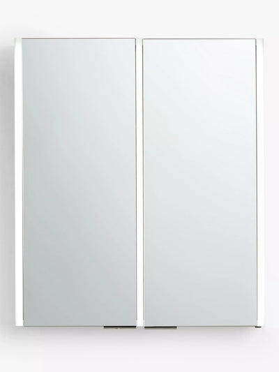 John Lewis John Lewis Vertical Double Mirrored and Illuminated Bathroom Cabinet- Buy online at McGrocer