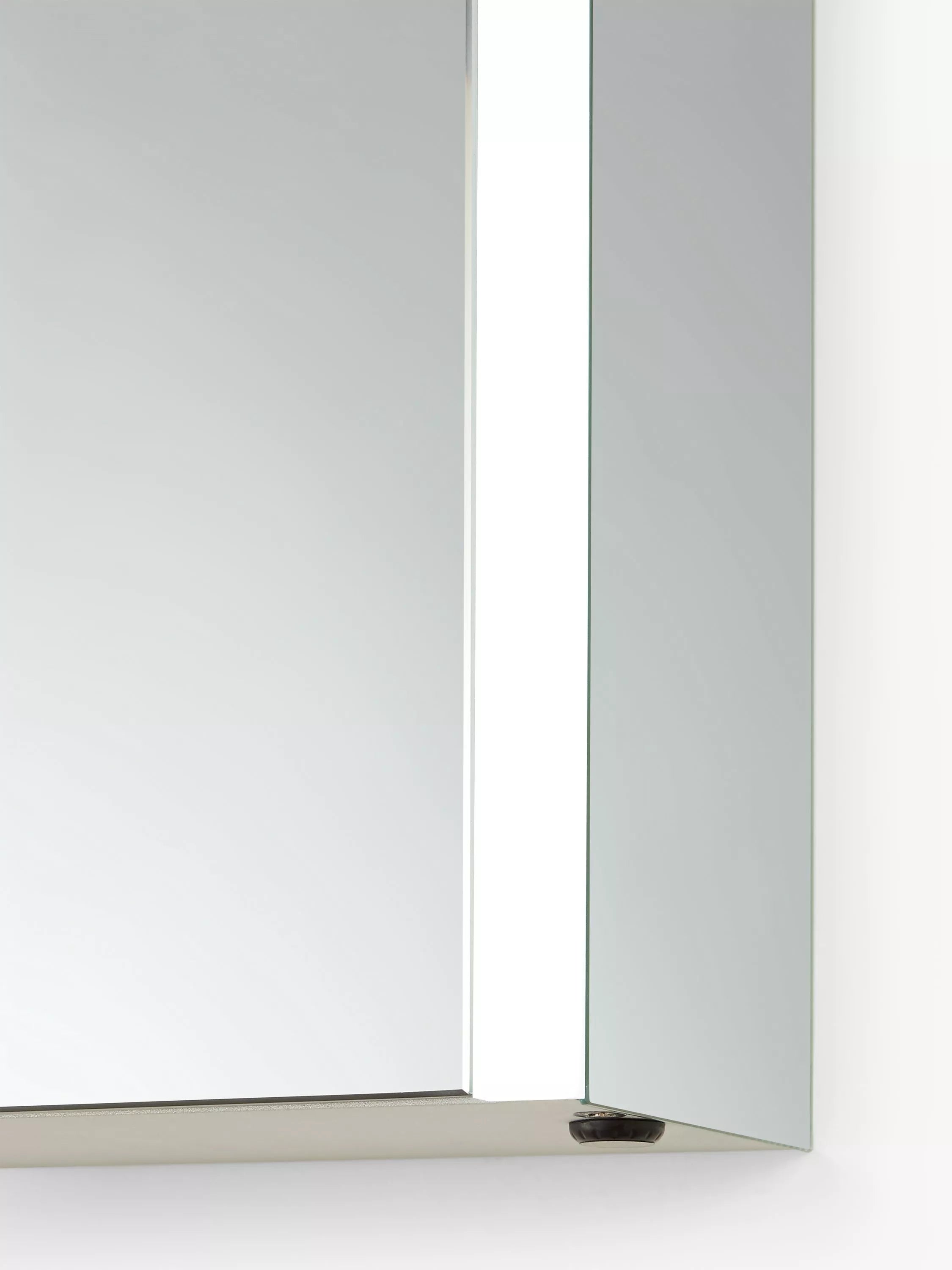 John Lewis mirrored illuminated bathroom cabinet H70xW60xD13cm, imported from the UK