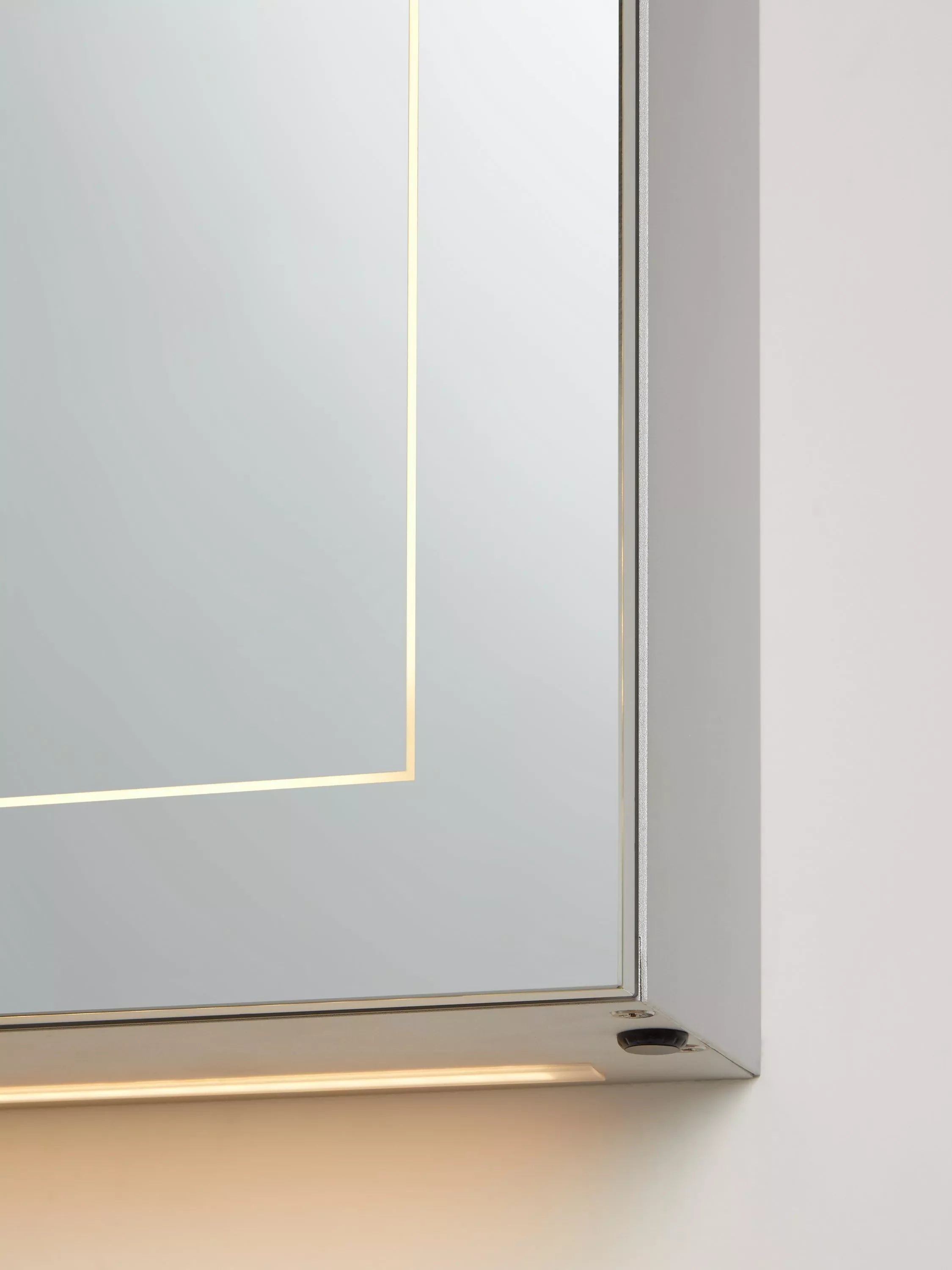 John Lewis Enclose illuminated bathroom cabinet mirrored - British product