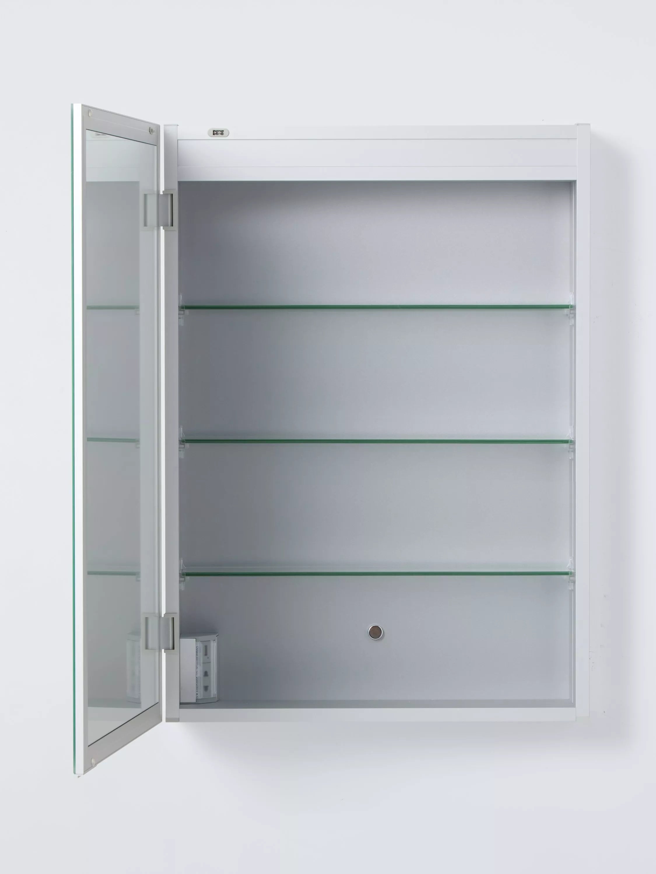 John Lewis Aspect mirrored illuminated bathroom cabinet H70cm, UK version