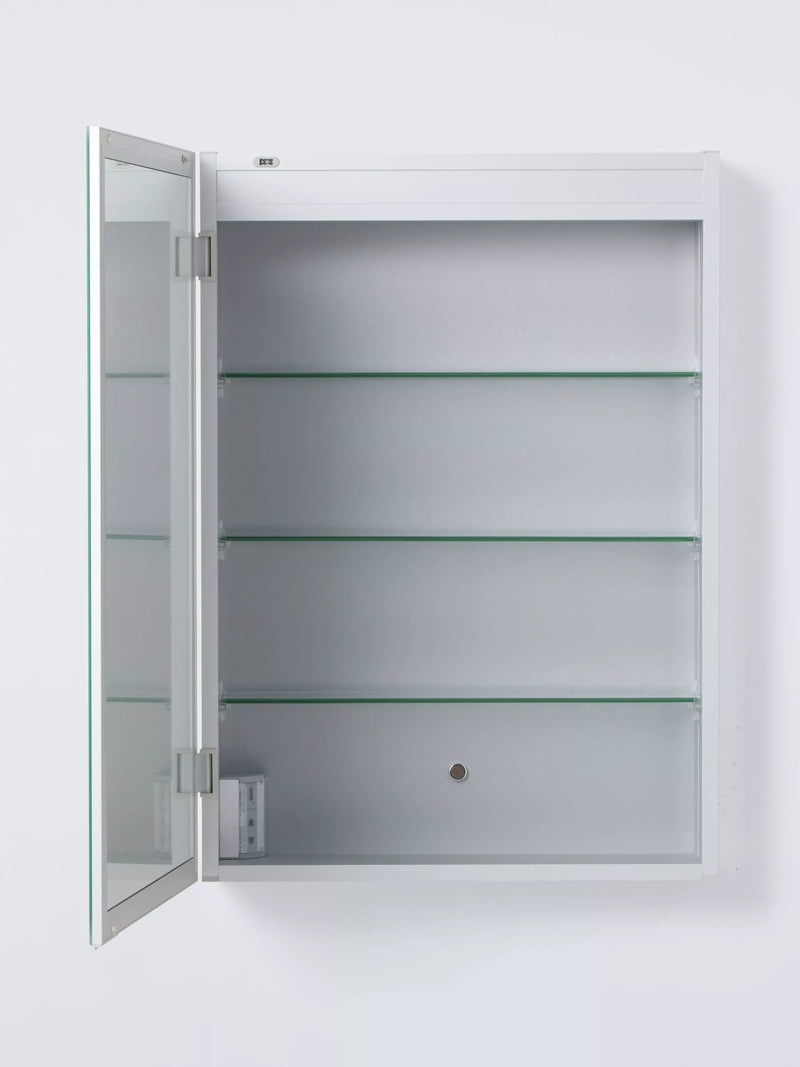 John Lewis Aspect mirrored illuminated bathroom cabinet H70cm, UK version