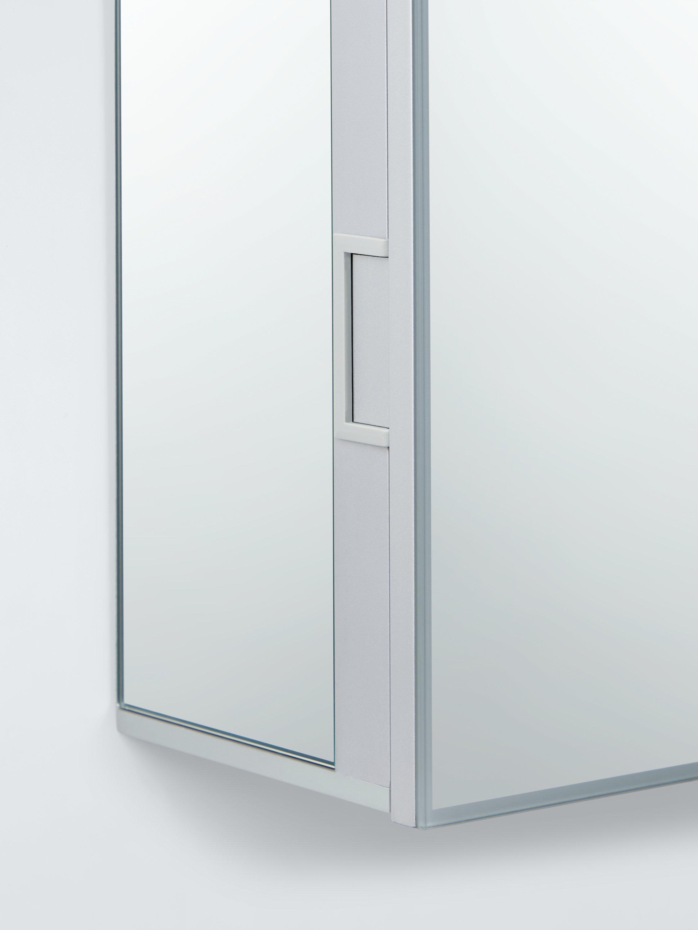 John Lewis Aspect mirrored illuminated bathroom cabinet H70cm, UK version