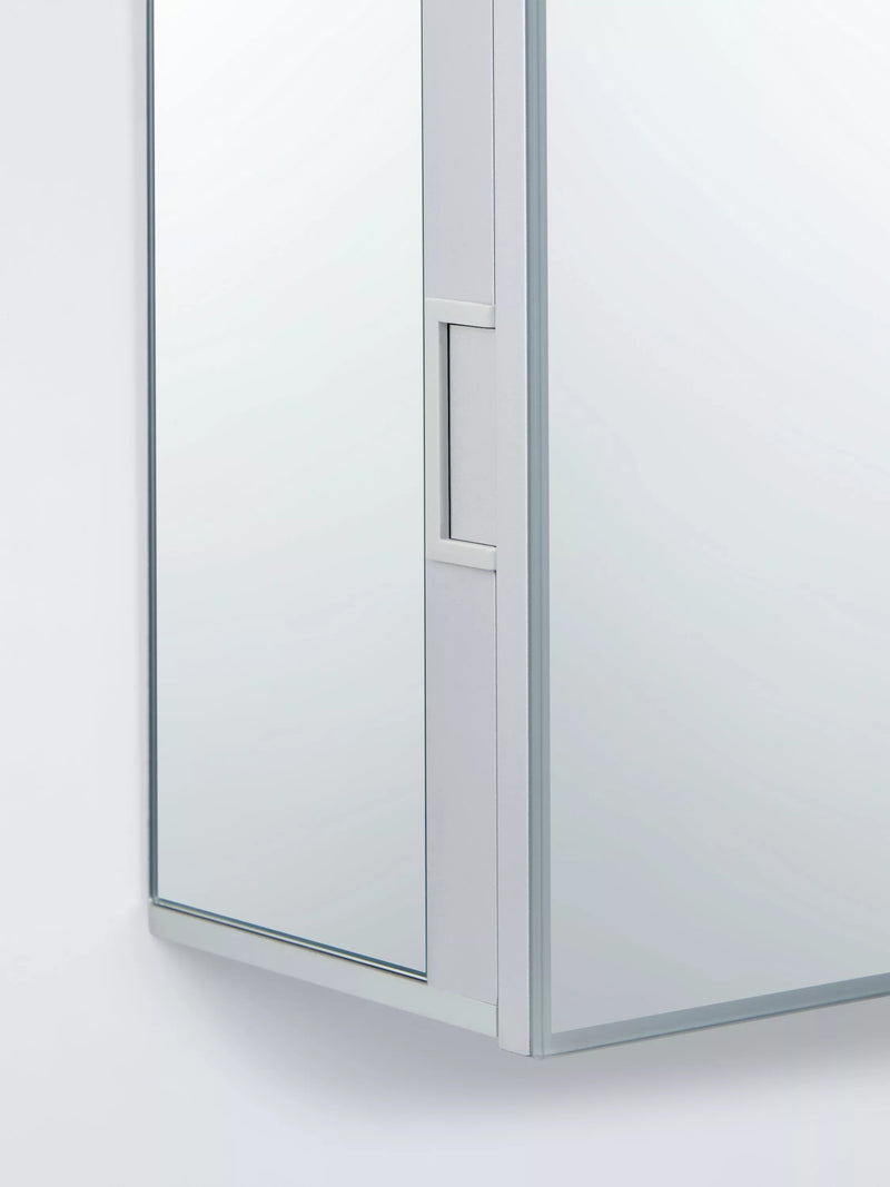 John Lewis Aspect mirrored illuminated bathroom cabinet H70cm, UK version