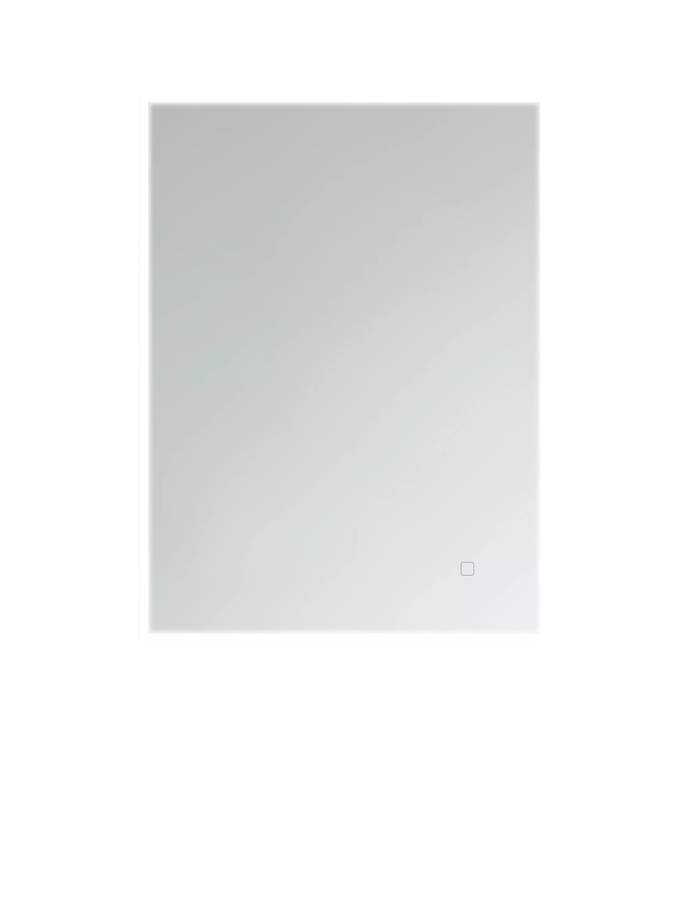 John Lewis Aura Wall Mounted Illuminated Bathroom Mirror